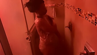 Young Dominican Teacher'S Steamy Shower Scene With Tight Ass And Perky Boobs