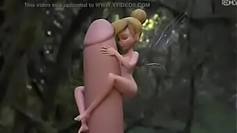 3d Hentai-Video Av Tinker Bell Som Njuter Av En Stor Penis