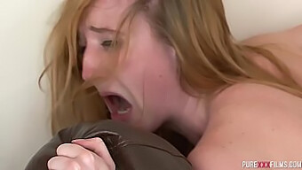 Petite Redhead Gets A Facial Cumshot After Wild Sex