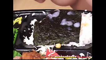 Japanese Teen Enjoys Sushi And Cum In Group Sex