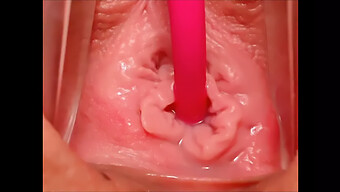 Intense Up-Close View Of A Girl'S Vaginal Spasms During Masturbation