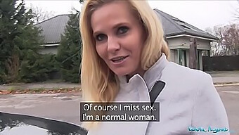 Middle-Aged Woman Solicits Sex For Employment In Public Setting