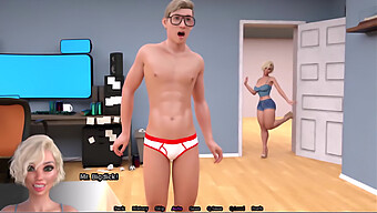 Mr. Bigdick Stumbles Upon Sexy 3d Couple In The Midst Of Passion