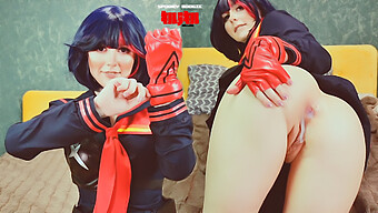 Ryuko Matoi与裸体教育者一起狂野的肛交之旅和爆炸性的高潮 - Cosplay Klk Spooky Boogie