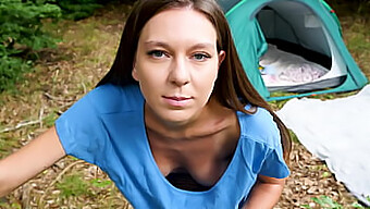 Czech Teen'S Outdoor Boob Show In Nature