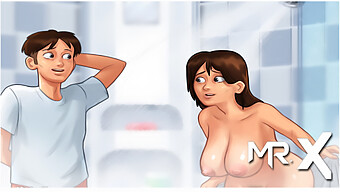 Cosplaying With A Mature Mom In The Shower - A Steamy Encounter