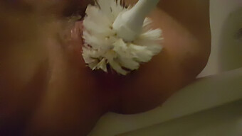 Fat Bbw Gets Brutally Fucked With Toilet Brush