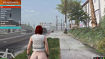 Gtav-Nuda-Dama-Mod-Show Com Uma Dama Nua