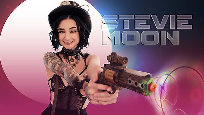 Eine Heiße Begegnung Zwischen Einem Gut Bestückten Mann Und Der Zierlichen Brünetten Stevie Moon In High Definition