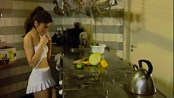 Sibel'S Retro Kitchen Encounter: Vintage Anal With A Twist