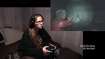 Sultry Bbw Cosplays In Resident Evil 2 Video Game