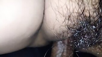 Hairy-Pussy Wife Squirts During 69 Sex